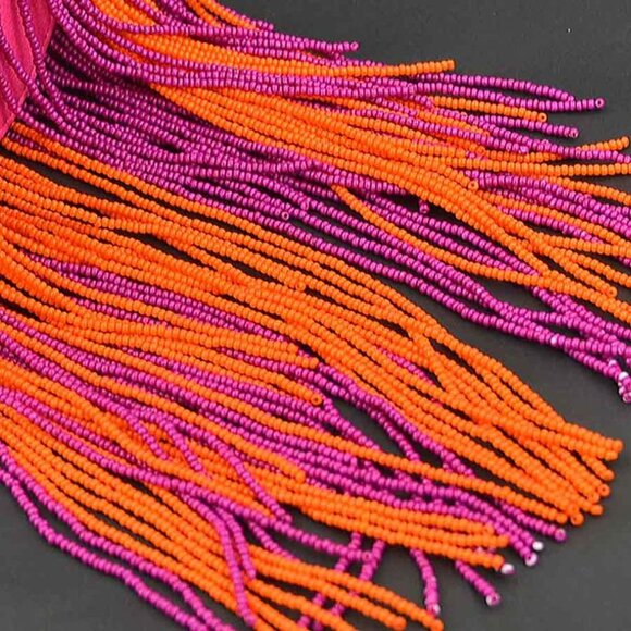 Loewe Shoulder Bag with Beaded Fringe - Picture 9 of 10